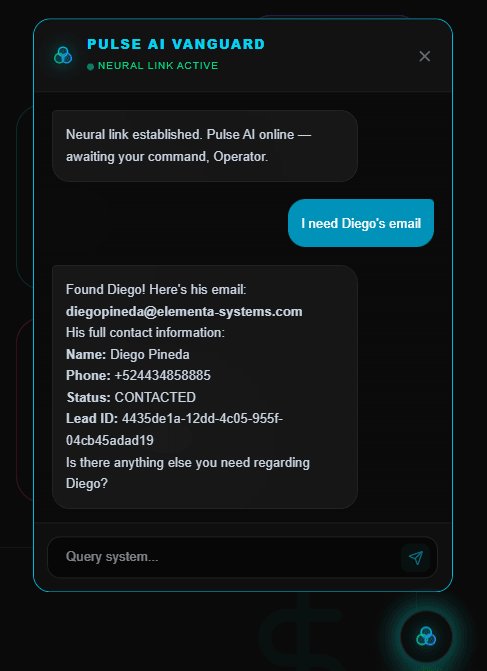 Pulse AI Vanguard Agent
